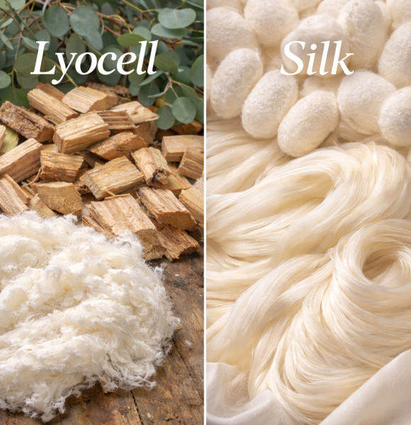 Lyocell och silke: likheter och skillnader
