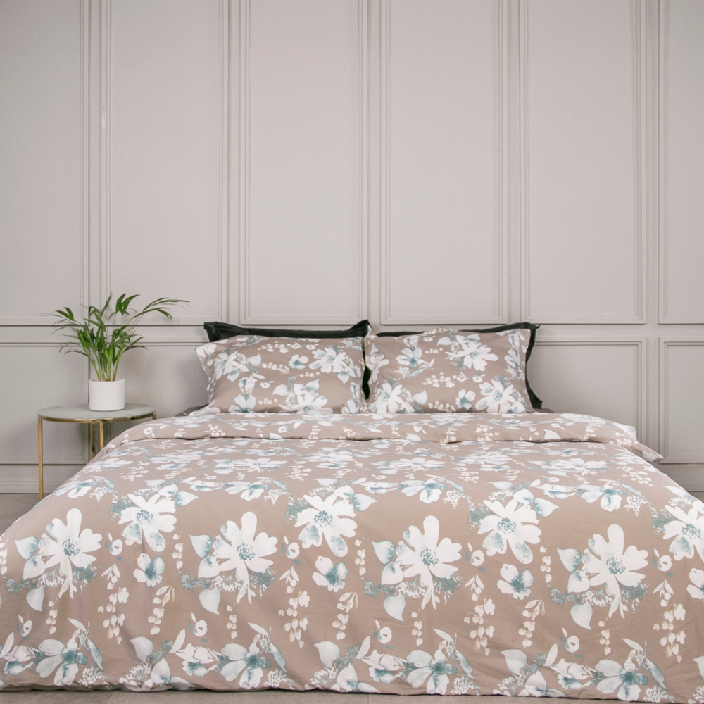 Premium satin påslakanset „Emory“. Mönstrade sängkläder, 140x200 cm, 150x200 cm, 160x200 cm, 180x200 cm, 200x200 cm, 200x220 cm, 240x220 cm Premium satin påslakanset „Emory“. Mönstrade sängkläder, 140x200 cm, 150x200 cm, 160x200 cm, 180x200 cm, 200x200 cm, 200x220 cm, 240x220 cm