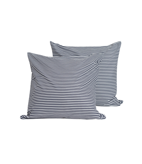 Örngott „Blue stripes“ 4 St.. Örngott 50x60
