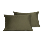 Örngott "Moss green" premium satin, 2 st. Örngott "Moss green" premium satin, 2 st.