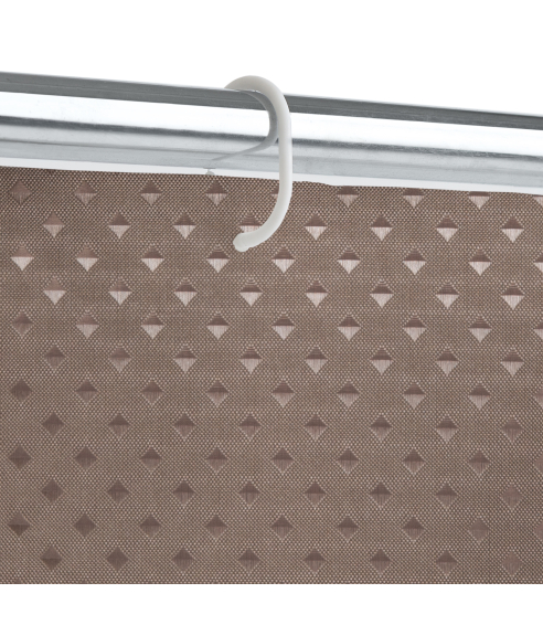 Duschdraperi „Brown triangles“. Duschdraperier