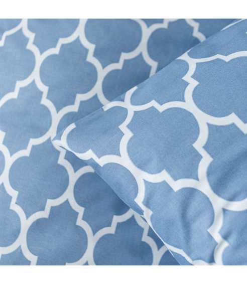 Örngott „Morocco blue“. Örngott 50×70