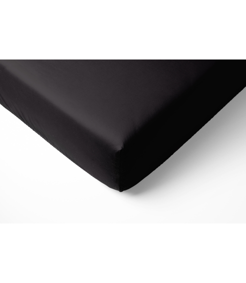 Satin dra-på-lakan „Midnight“. Dra på lakan