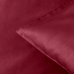 Premium satin påslakanset „Maroon“. Enfärgade sängkläder, 140x200 cm, 200x200 cm, 200x220 cm, 240x220 cm Premium satin påslakanset „Maroon“. Enfärgade sängkläder, 140x200 cm, 200x200 cm, 200x220 cm, 240x220 cm
