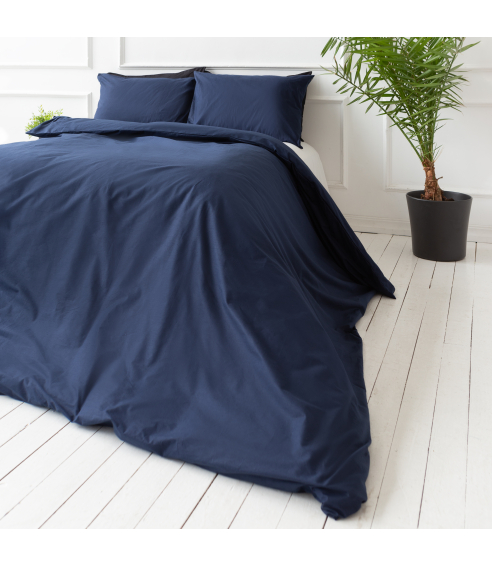 Percale påslakanset „Deep sea“. Percale sängkläder