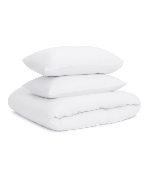 Påslakanset „White Cotton“. Bomull sängkläder