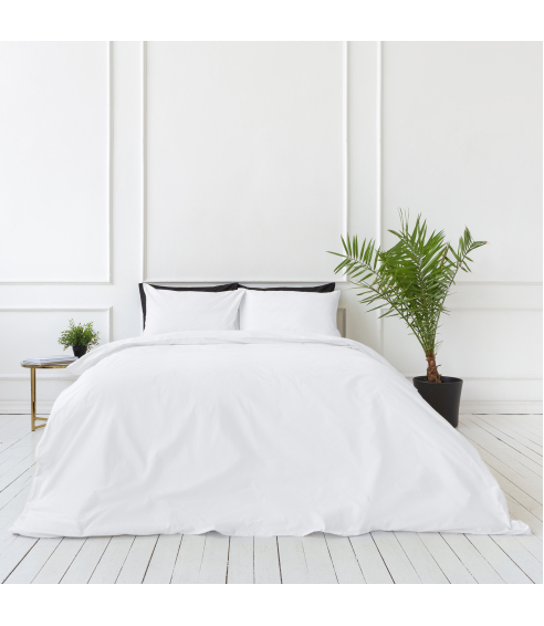 Påslakanset „White Cotton“. Bomull sängkläder