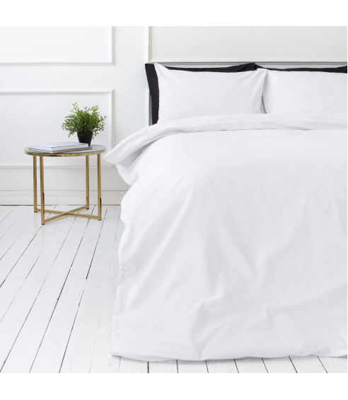 Påslakanset „White Cotton“. Bomull sängkläder