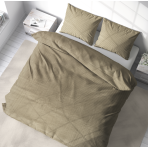 Premium satin påslakanset „Brown stripe 3 mm“. Bruna sängkläder, 160x200 cm, 200x220 cm Premium satin påslakanset „Brown stripe 3 mm“. Bruna sängkläder, 160x200 cm, 200x220 cm