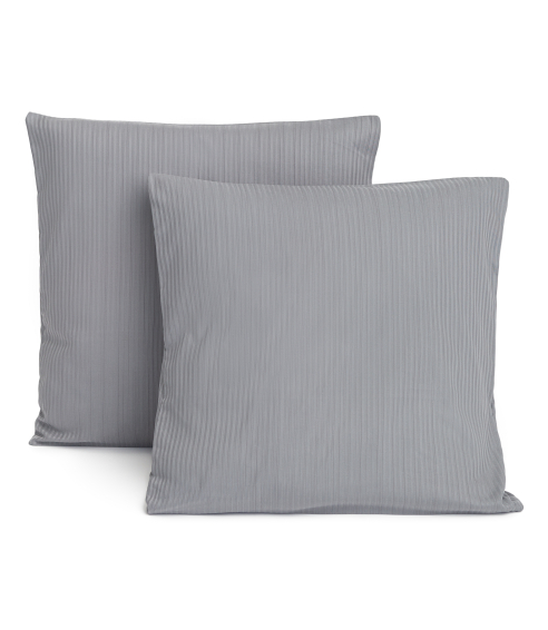 Kuddfodral „Pewter“ 2 St.. Örngott 40x40