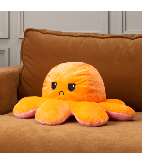 Pagalvė - žaislas „Orange octopus“. Sängkläder barn