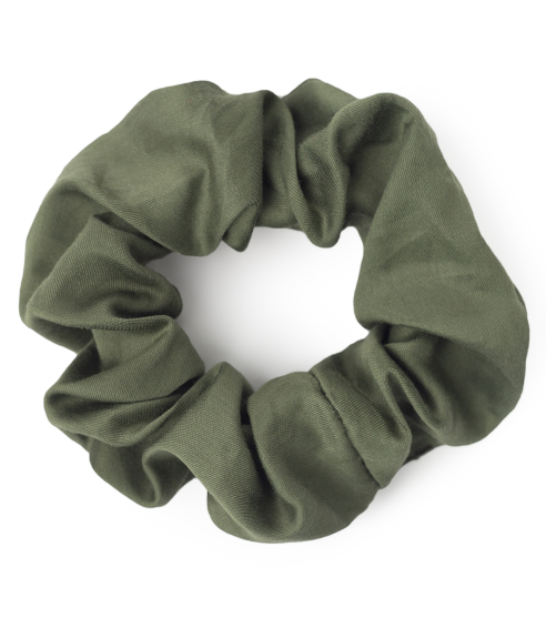 Hårsnoddar „Moss green“. Hårsnoddar