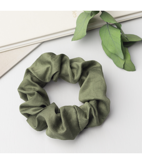 Hårsnoddar „Moss green“. Hårsnoddar