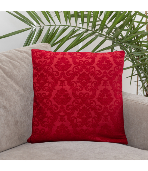 Kuddfodral „Red baroque“ 2 St.. Kuddvar