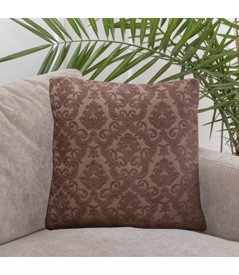 Kuddfodral „Brown baroque“ 1 st.. Kuddvar
