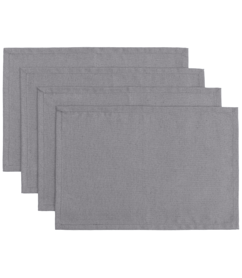 Bordsunderlägg „Linen grey“ 4 st.. Linnedukar