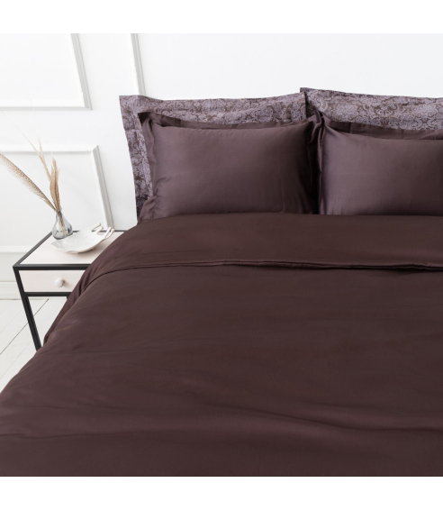 Satin örngott “Chocolate” 1 st.. Örngott 50×70