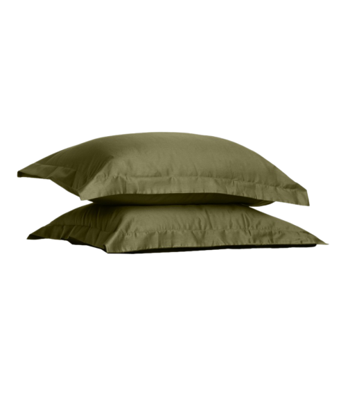 Satin örngott „Moss green“. Örngott 50×70