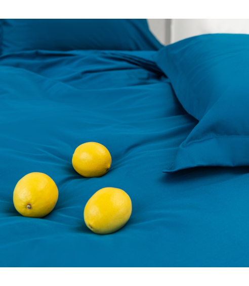 Satin örngott “Turquoise Sateen” 1 st.. Örngott 50×70