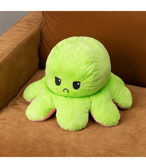Pagalvė - žaislas „Green octopus“. Sängkläder barn