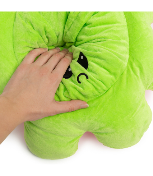 Pagalvė - žaislas „Green octopus“. Sängkläder barn