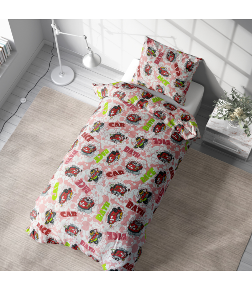 Vaikiškas patalynės komplektas „Bath red”. Sängkläder barn