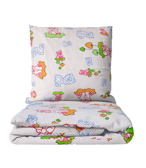 Vaikiškas patalynės komplektas „Rose bears”. Sängkläder barn