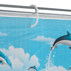 Duschdraperi „Dolphin“, 180x180 cm Duschdraperi „Dolphin“, 180x180 cm
