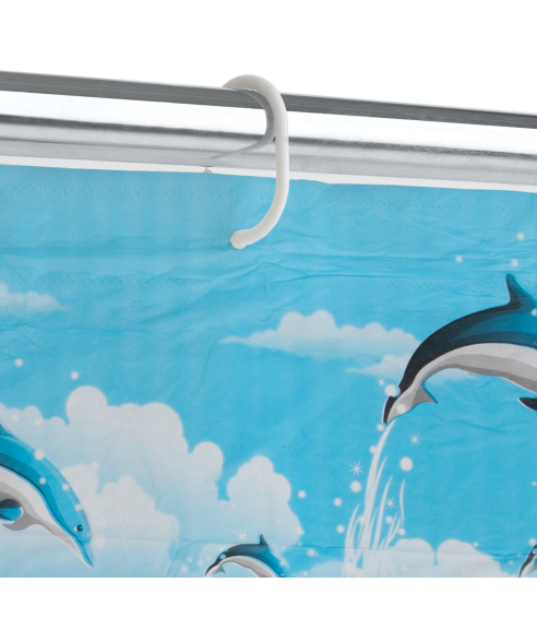 Duschdraperi „Dolphin“. Duschdraperier