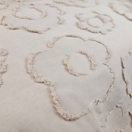 Jacquard sängkläder „Beige Floro“. Sängkläder med växtmotiv, 200x200 cm, 200x220 cm Jacquard sängkläder „Beige Floro“. Sängkläder med växtmotiv, 200x200 cm, 200x220 cm