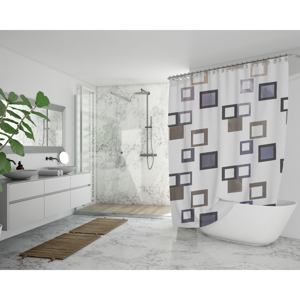 Duschdraperi „Modern“, 180x180 cm Duschdraperi „Modern“, 180x180 cm