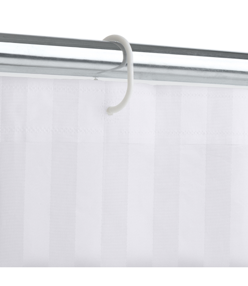 Duschdraperi „White lines“. Duschdraperier