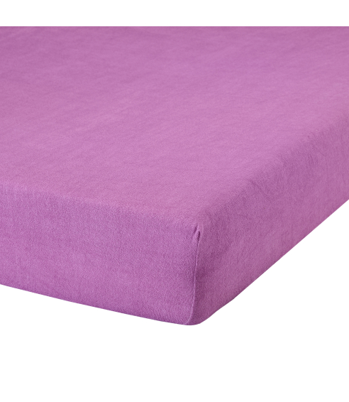 Frotté dra-på-lakan „Lilac“