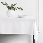 Bordsduk „Linen white“. Linnedukar, 140x200 cm, 140x240 cm, 140x300 cm Bordsduk „Linen white“. Linnedukar, 140x200 cm, 140x240 cm, 140x300 cm