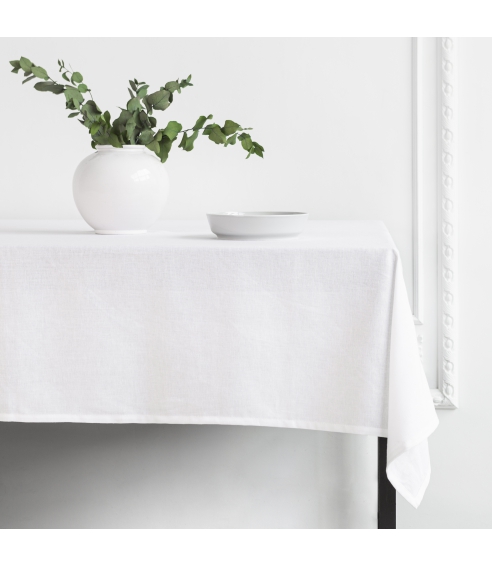 Bordsduk „Linen white“. Linnedukar