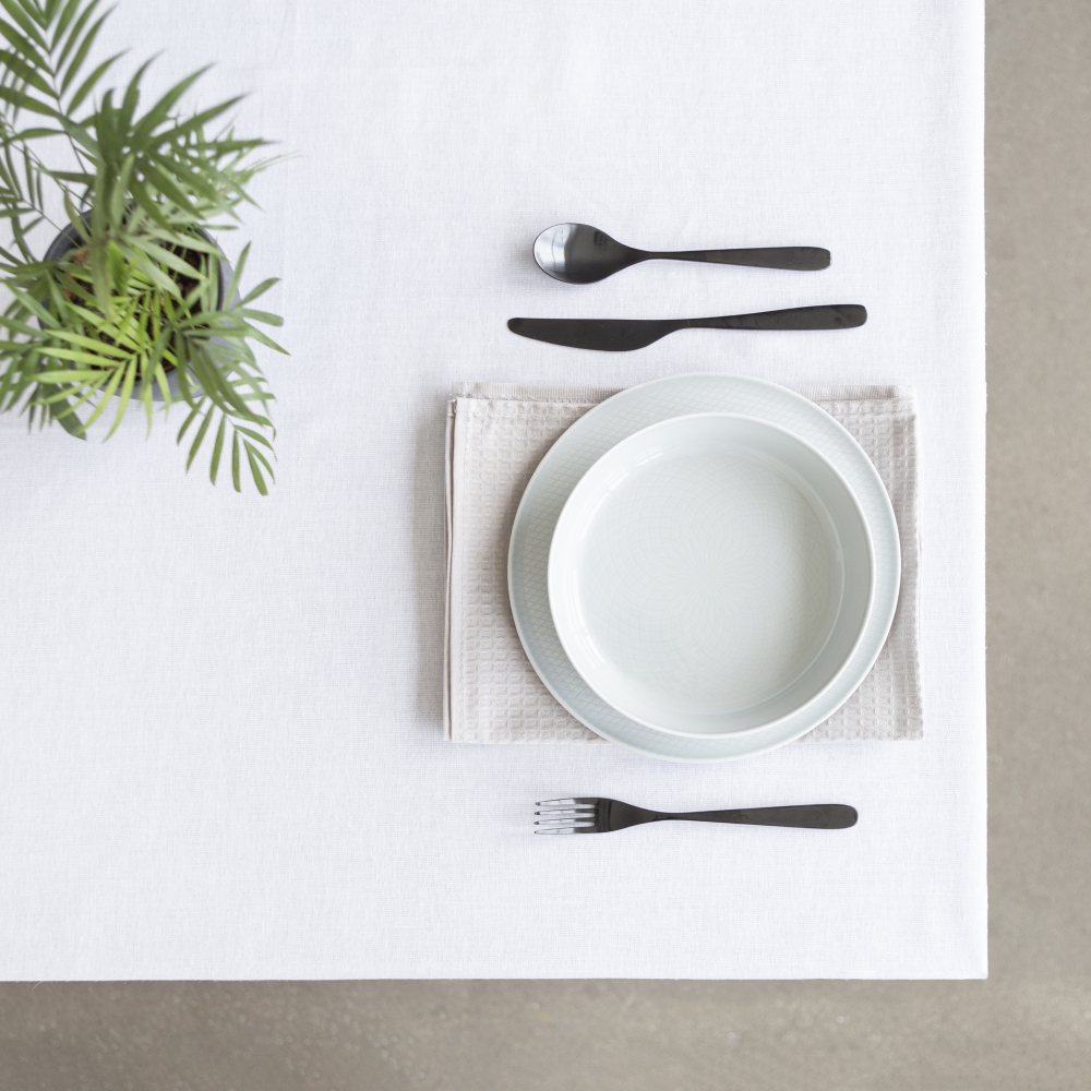Bordsduk „Linen white“. Linnedukar, 140x200 cm, 140x240 cm, 140x300 cm Bordsduk „Linen white“. Linnedukar, 140x200 cm, 140x240 cm, 140x300 cm