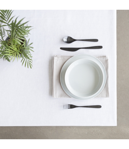Bordsduk „Linen white“. Linnedukar