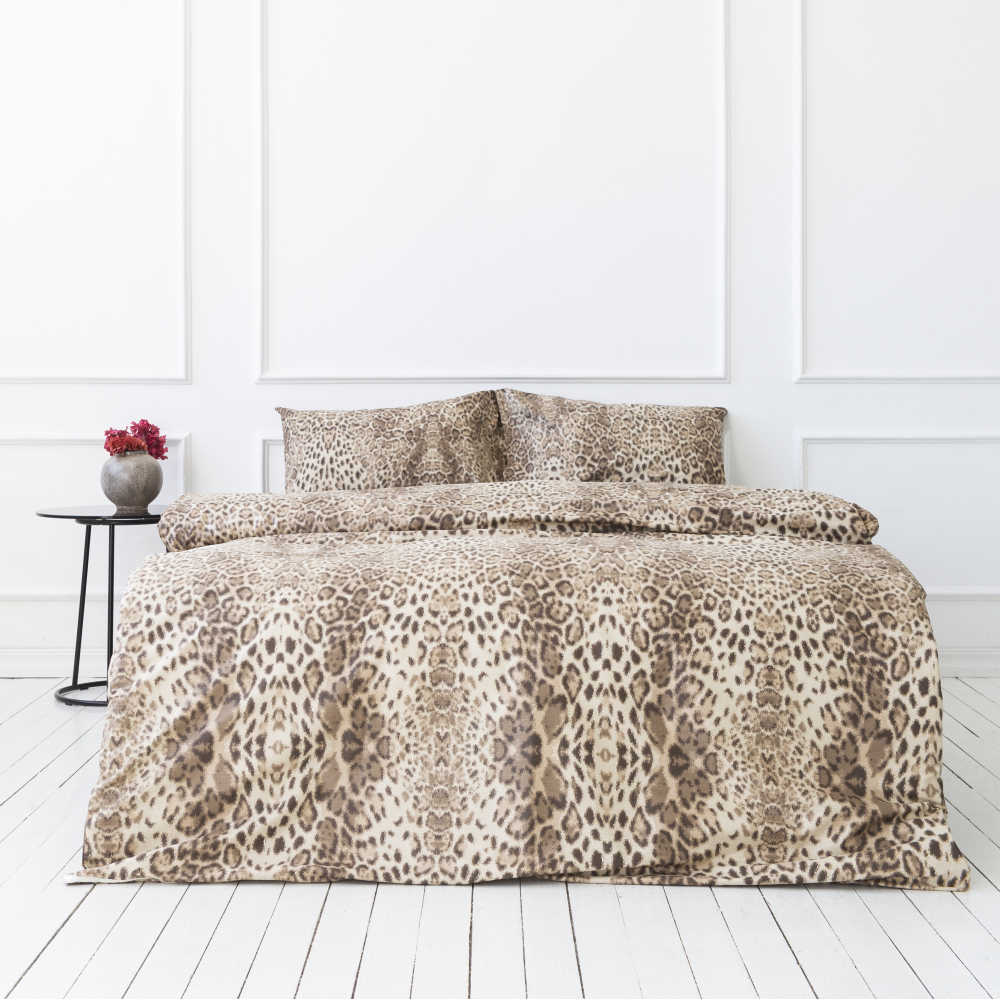 Patalynės komplektas „Leopard“. Påslakanset 135x200, 140x200 cm, 160x200 cm, 200x200 cm, 200x220 cm Patalynės komplektas „Leopard“. Påslakanset 135x200, 140x200 cm, 160x200 cm, 200x200 cm, 200x220 cm