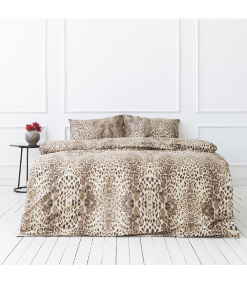Patalynės komplektas „Leopard“. Bomull sängkläder
