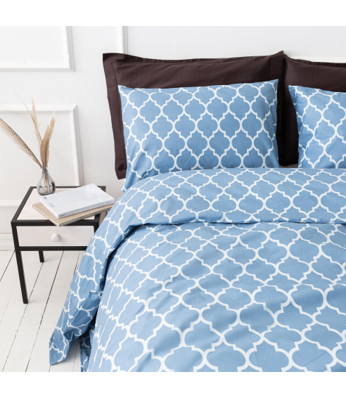 Patalynės komplektas „Morocco blue“. Bomull sängkläder