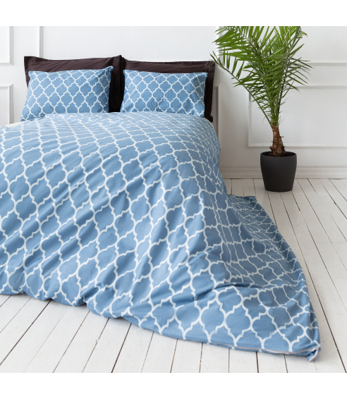 Patalynės komplektas „Morocco blue“. Bomull sängkläder