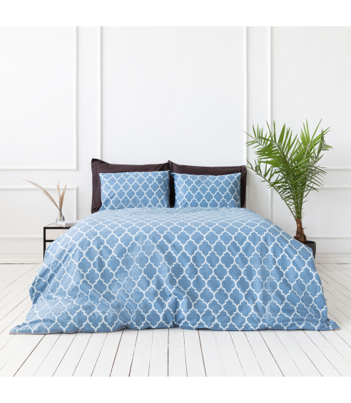 Patalynės komplektas „Morocco blue“. Bomull sängkläder