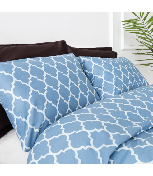 Patalynės komplektas „Morocco blue“. Bomull sängkläder