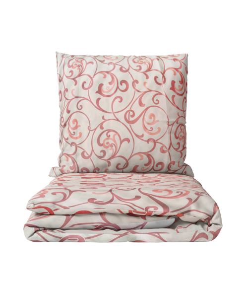 Premium satin påslakanset „Curls“. Satin påslakan