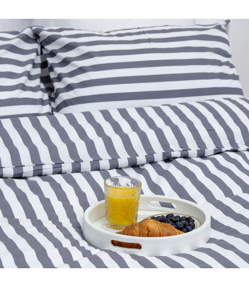 Patalynės komplektas „Stripes“. Bomull sängkläder