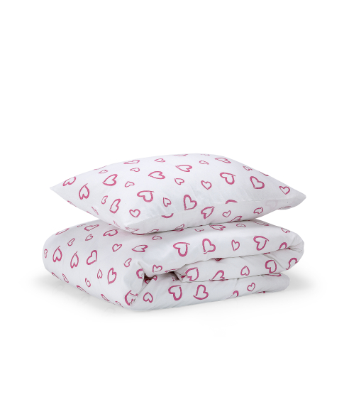 Patalynė kūdikiams „Pink love“. Babysängkläder