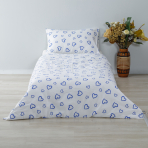 Vaikiškas patalynės komplektas „Blue love“. Blå sängkläder, 110x140 cm Vaikiškas patalynės komplektas „Blue love“. Blå sängkläder, 110x140 cm
