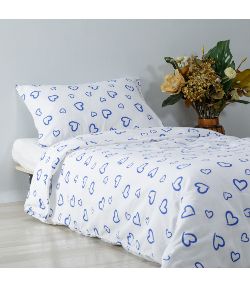 Vaikiškas patalynės komplektas „Blue love“. Sängkläder barn