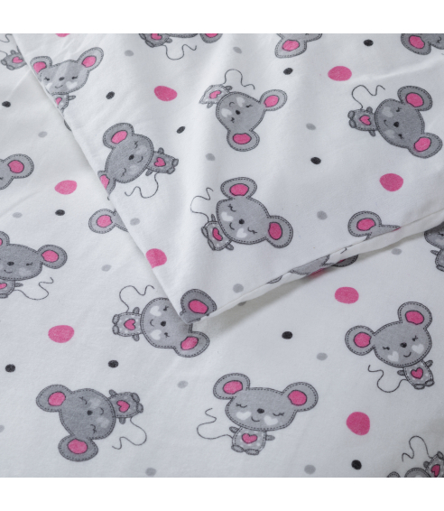 Vaikiškas patalynės komplektas „Mousy“. Sängkläder barn