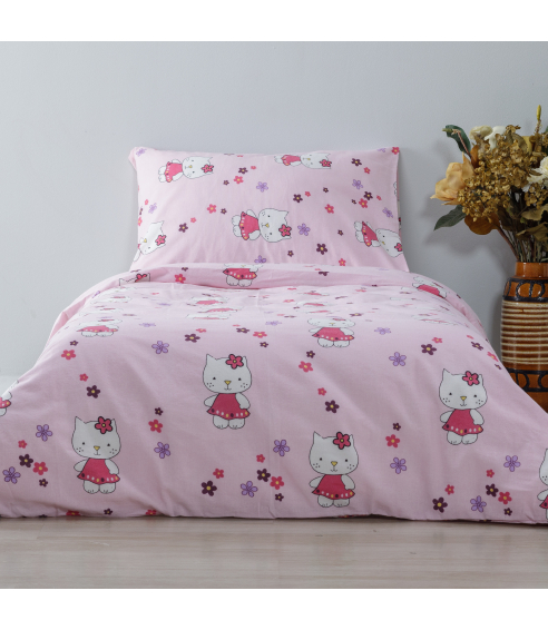 Vaikiškas patalynės komplektas „Kitty“. Sängkläder barn